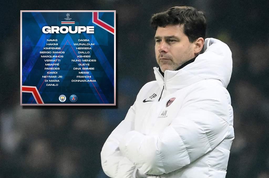 Sorpresón en la convocatoria del PSG para enfrentar al Manchester City por la Champions League