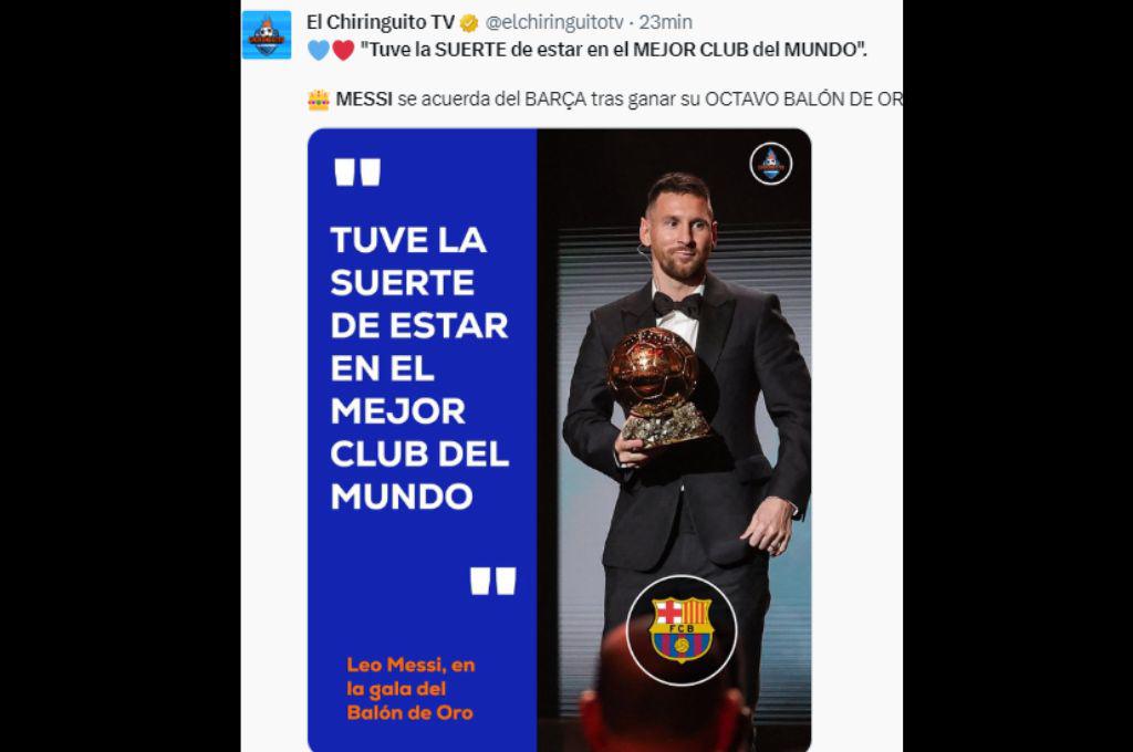 “Messi tiene más Balones de Oros que Brasil”, “leyenda”, “Infint8”: Las portadas internacionales se rinden ante el mejor del mundo