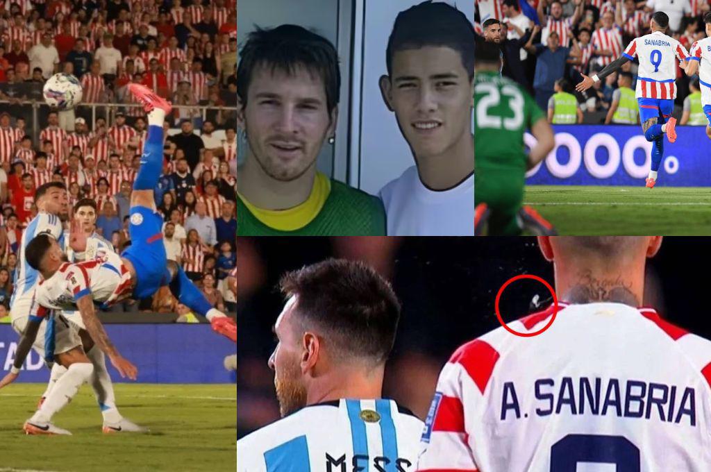 Le escupió a Messi y Leo lo humilló ¿Quién es Antonio Sanabria, el autor del golazo de chilena en el Paraguay-Argentina?