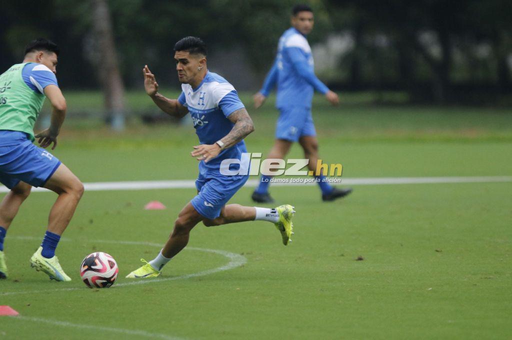 Así fue el entreno de Honduras tras el gane ante México: alegría total de Luis Palma y el jugador que trabajó en solitario