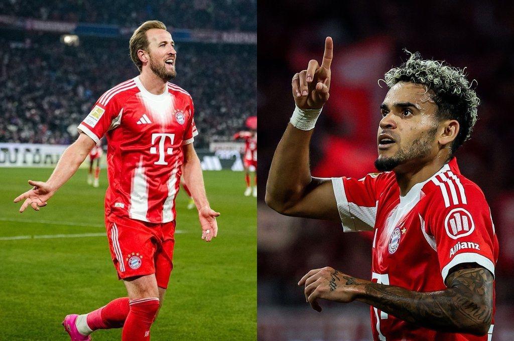 Bayern Múnich receta la paliza del año en la Bundesliga: Luis Díaz hace tremendo show y Kane anota un golazo