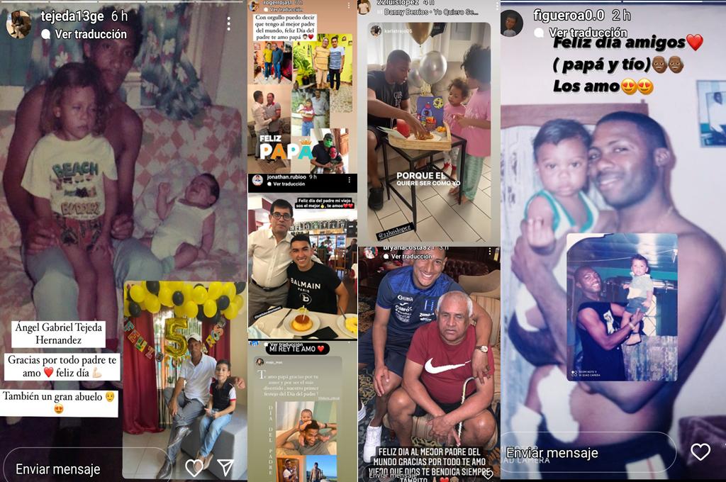 ¡Mensajes, fotos tiernas y sorpresas! Así festejan el Día del Padre los futbolistas en Honduras