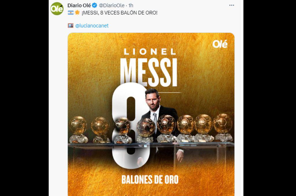 “Messi tiene más Balones de Oros que Brasil”, “leyenda”, “Infint8”: Las portadas internacionales se rinden ante el mejor del mundo