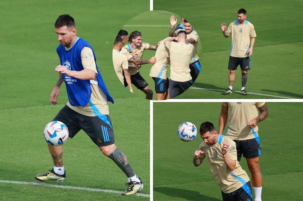 Messi afinó puntería y estrenó sus nuevos botines para la Copa América: Va con todo por Canadá en el debut