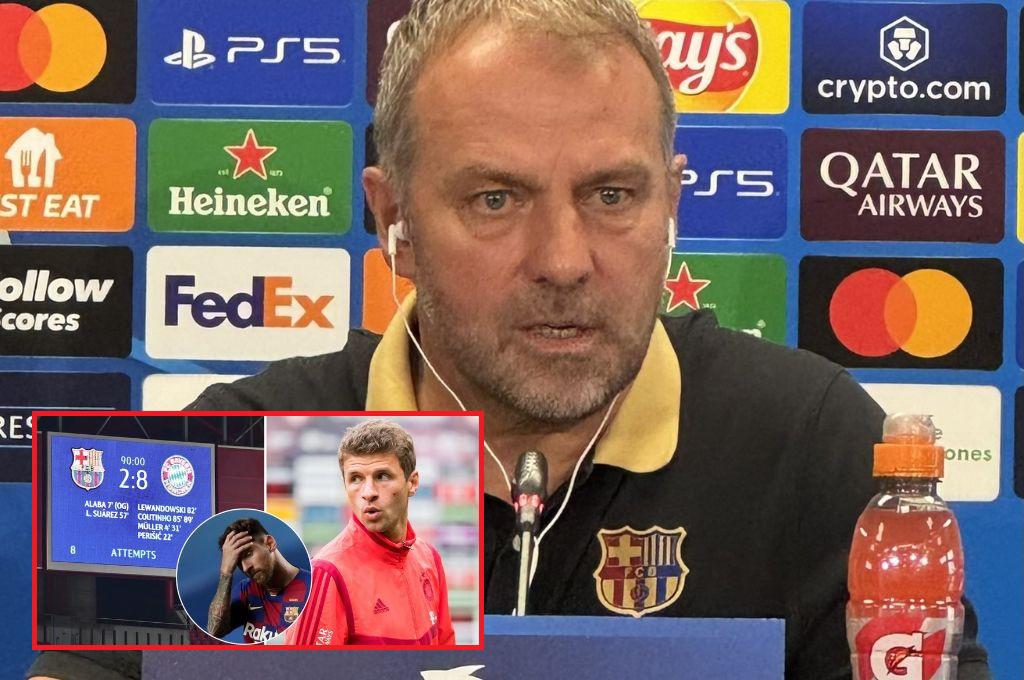 La respuesta de Hansi Flick al 2-8 del Bayern Múnich al Barcelona en Champions League ahora que lo vive de culé