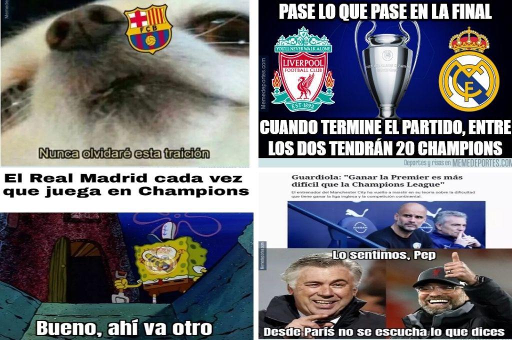Barcelona es la víctima favorita: Los memes que calienta la final de la Champions Real Madrid vs Liverpool