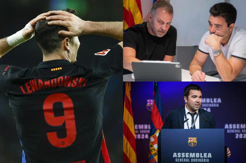 Lewandowski no lo quiere tener en el Barcelona y Deco ya lo sabe junto a Flick: “No vería con buenos ojos su llegada...”