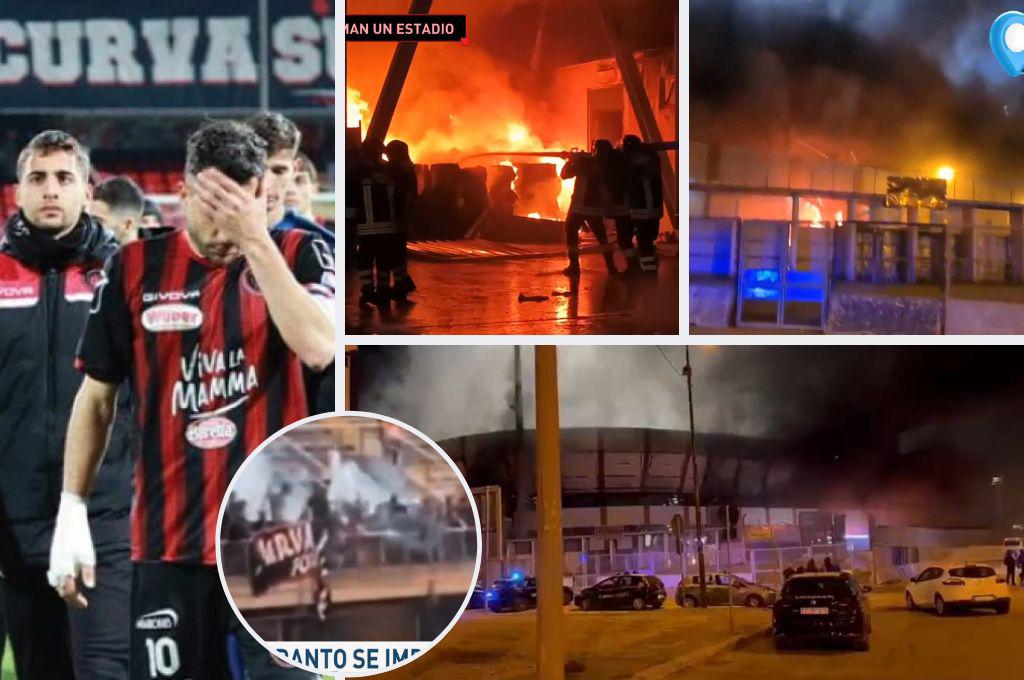 No aguantan perder: hinchas de equipo italiano incendian el estadio del rival tras caer en el CLÁSICO; tiraron piedras a los bomberos