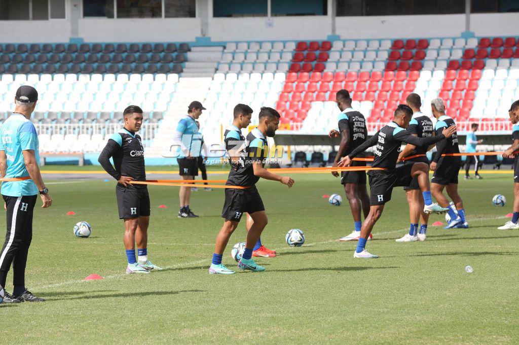Así fue el último entrenamiento de la Selección de Honduras, esta vez en el estadio Nacional Chelato Uclés