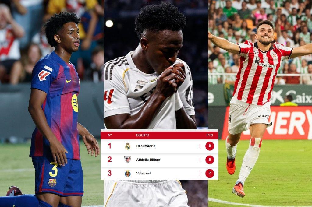 Barcelona tropieza y Real Madrid festeja por todo lo alto: así marcha la tabla de posiciones de LaLiga de España