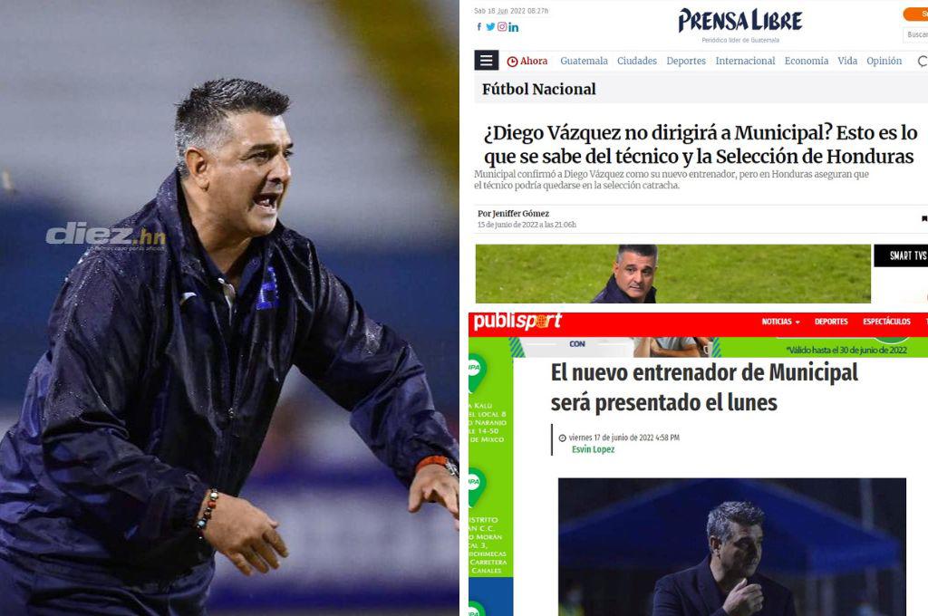 Lo que informan los medios desde Guatemala sobre el caso de Diego Vázquez: “Tiene el boleto para el domingo”