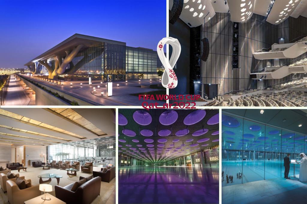Escenario futurista: así es el Centro de Exposiciones y Convenciones de Doha, donde se celebrará el sorteo del Mundial de Qatar