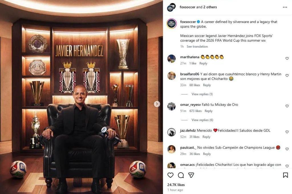 La razón por la que Chicharito Hernández irá al Mundial 2026; El máximo goleador histórico de México se une al equipo