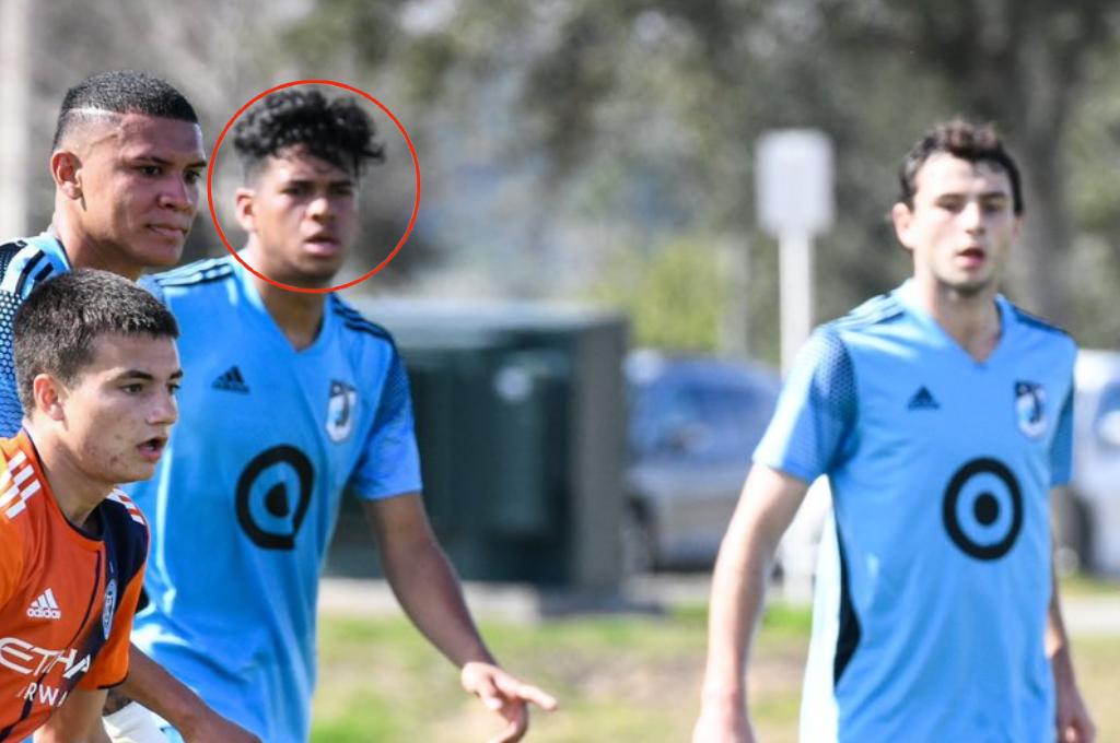 Jeremy Rodas debutó con el Minnesota United. A su izquierda, Kervin Arriaga.