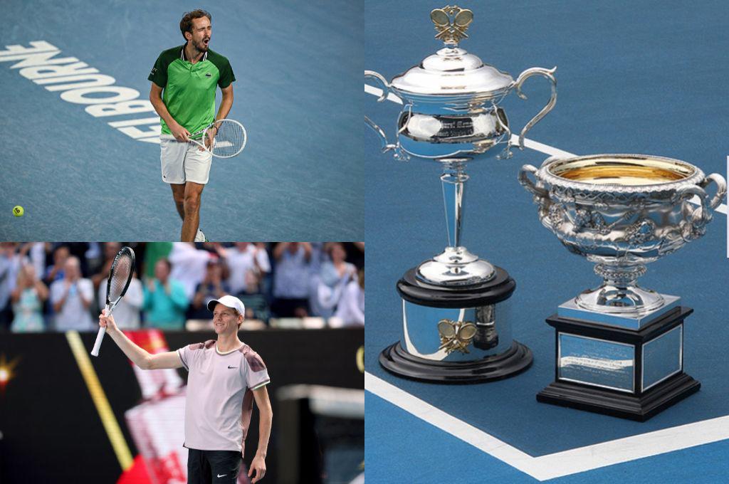 ¡A madrugar! Hora y canal donde ver la final del Australian Open masculino entre Sinner y Medvedev