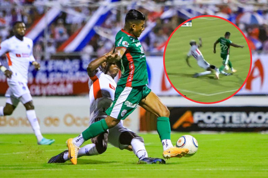 ¡Se burló! La polémica publicación del Chino López en redes por el penal que no le pitaron en el clásico Olimpia-Marathón