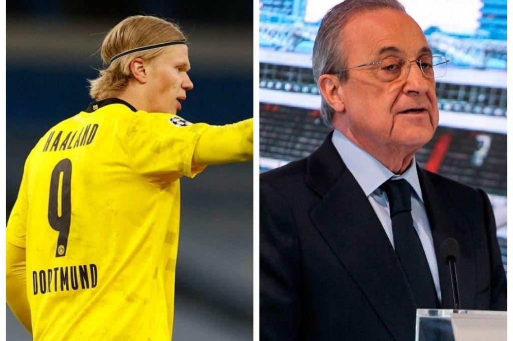 Florentino Pérez acelera para cerrar el fichaje de Haaland por el Real Madrid tras lo ocurrido en París