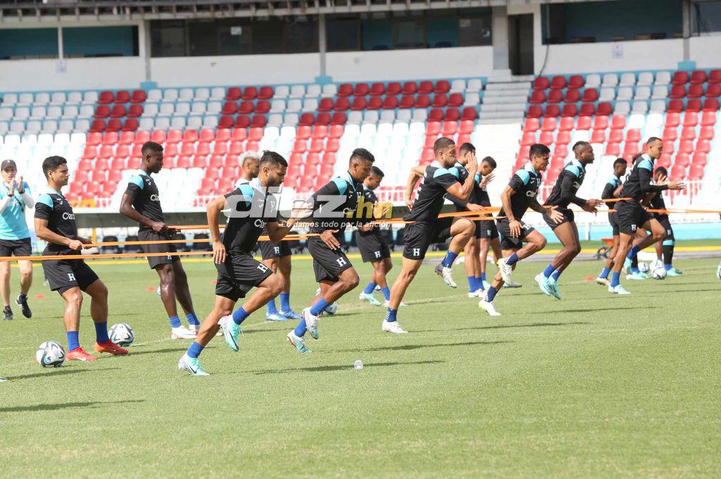 Así fue el último entrenamiento de la Selección de Honduras, esta vez en el estadio Nacional Chelato Uclés