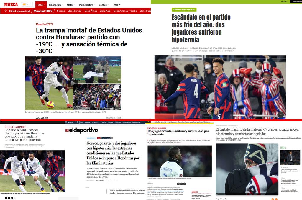 “Trampa mortal y escándalo”: Lo que amaneció diciendo la prensa mundial de la derrota de Honduras ante EUA