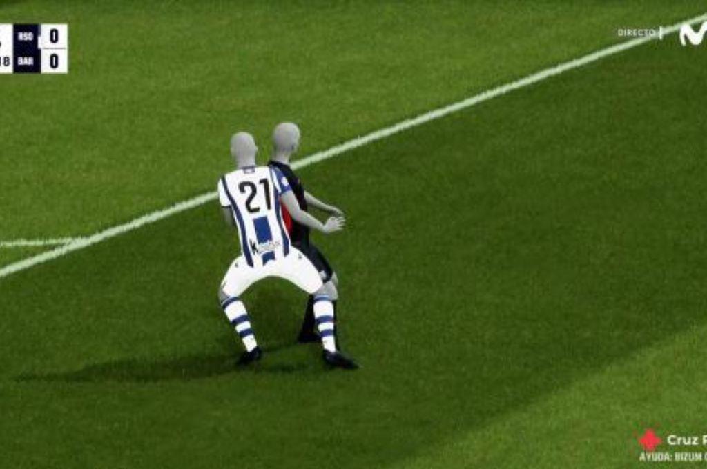 Sale a luz nueva imagen donde evidencian que Lewandowski no estaba en fuera de juego en el Barcelona-Real Sociedad