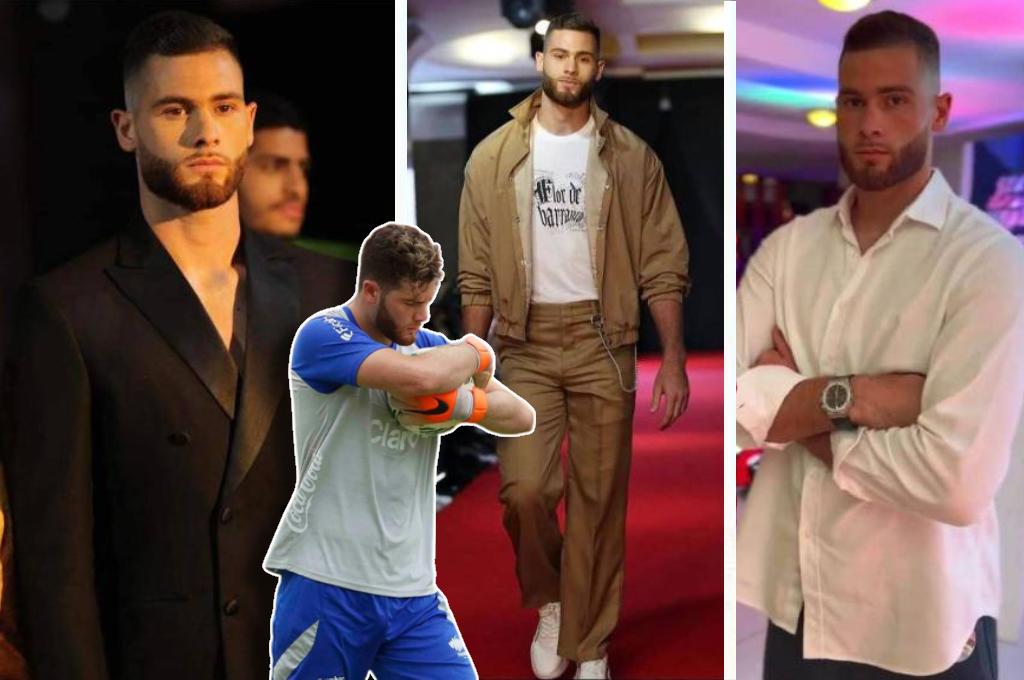 Futbolista y modelo hondureño: Enrique Facusé, portero del Motagua, sorprende debutando en desfile de modas