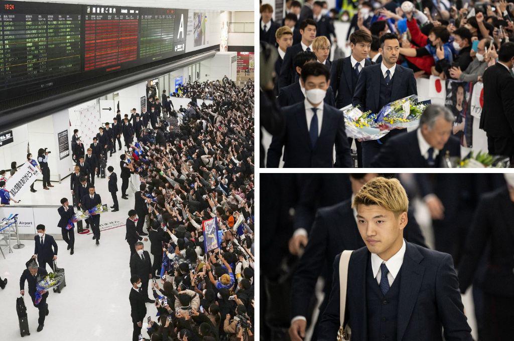 Le ganaron a España y Alemania; tuvieron contra las cuerdas a Croacia: así recibieron a Japón al llegar a su país ¡Como héroes!