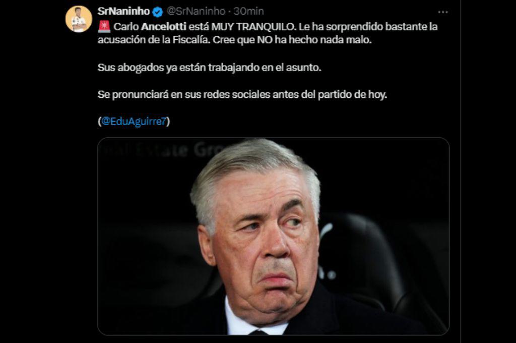 “Escándalo mundial”, “está tranquilo”: así reacciona la prensa internacional sobre el caso de Carlo Ancelotti
