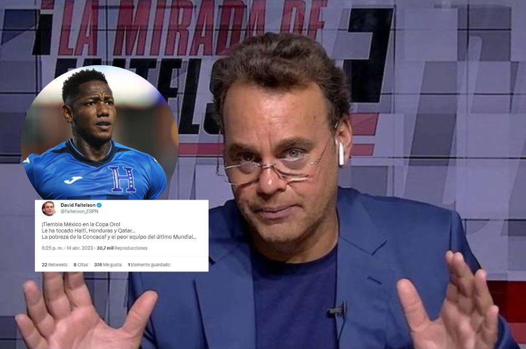 David Faitelson menosprecia a Honduras en polémico mensaje sobre el grupo de México en la Copa Oro 2023