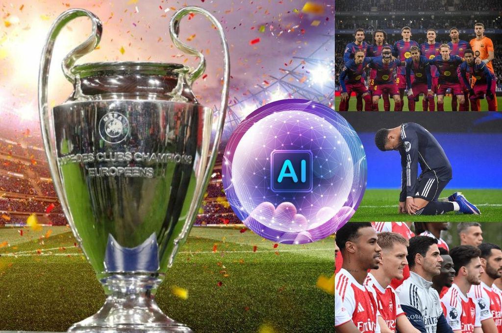 Se rompe la maldición: la IA predice cuál es la final y el campeón de la Champions League; Mbappé sin chances