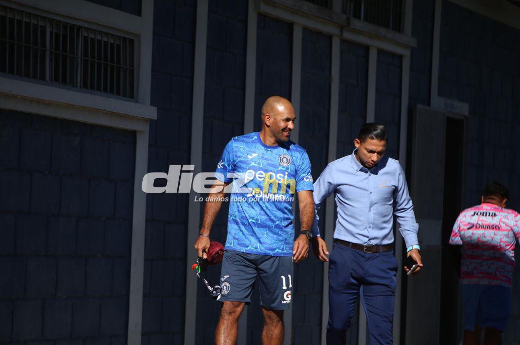 Así fue el primer entrenamiento de Ninrod Medina con Motagua: Risas, el recibimiento de los jugadores y el nuevo fichaje