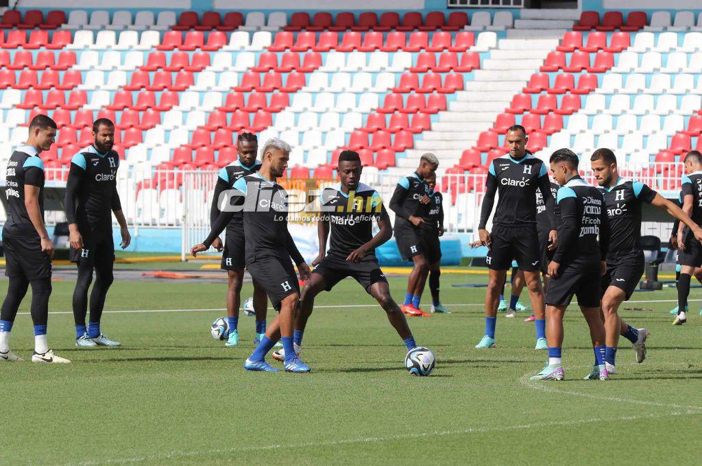 Así fue el último entrenamiento de la Selección de Honduras, esta vez en el estadio Nacional Chelato Uclés