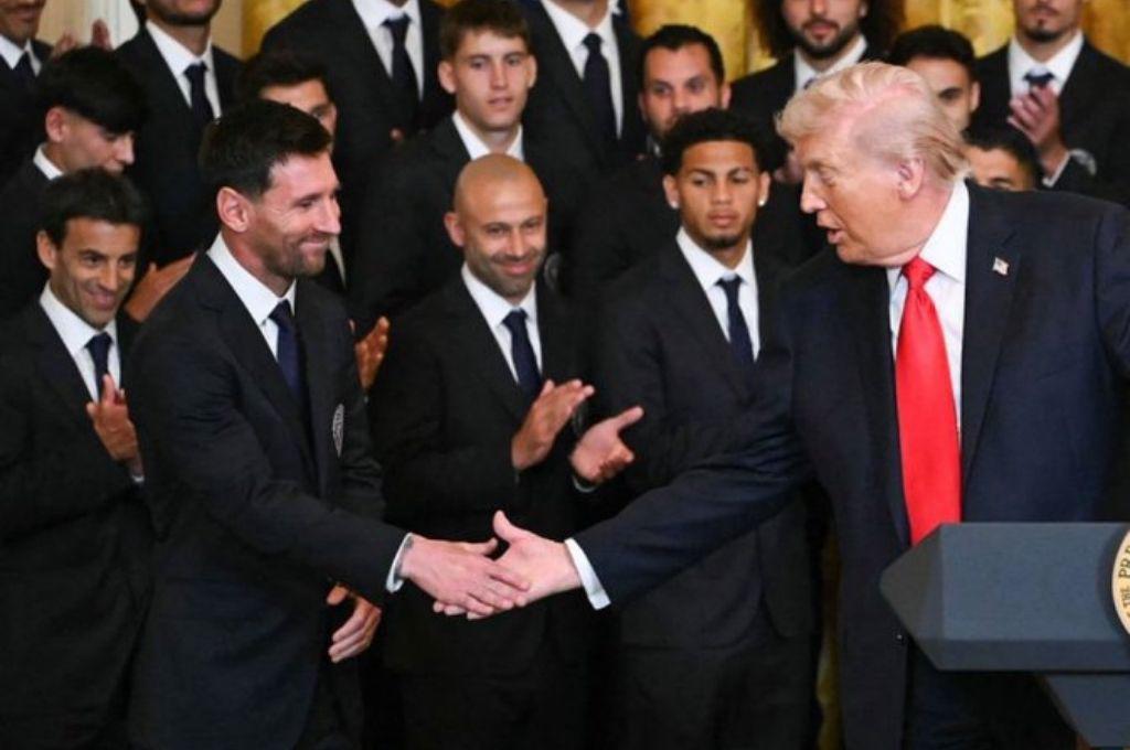 Trump se mete a la polémica y revela quién es el mejor jugador de la historia enfrente de Messi: No debería decir esto, pero...