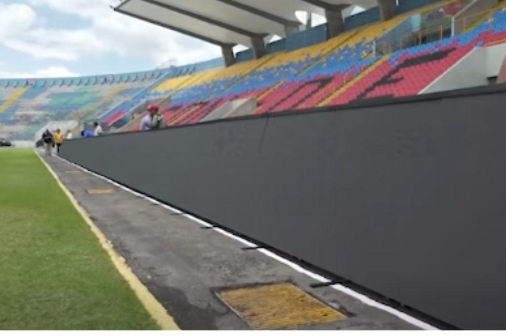 ¡Con toda la tecnología! Estadio Nacional Chelato Uclés contará con nuevo sistema de seguridad y así instalan las vallas led