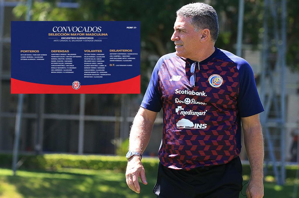 Costa Rica convocó 27 jugadores para buscar el pase directo a Qatar en este cierre del octagonal de Concacaf