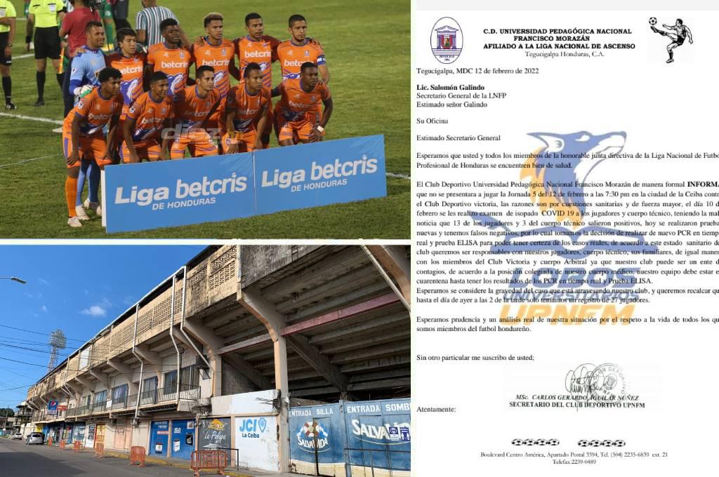 UPNFM entra a la historia al ser el octavo equipo que no se presenta a un partido oficial de Liga Nacional