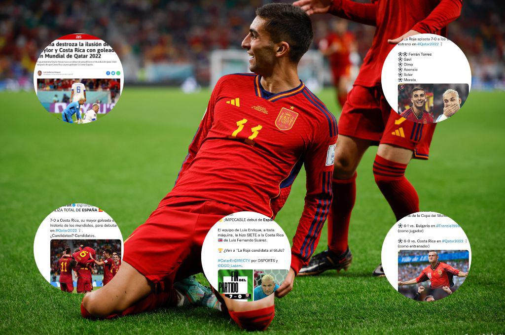 ¡C0s7a Rica! así reaccionó la prensa internacional tras el triunfo de España ante los ticos en el Mundial de Qatar 2022