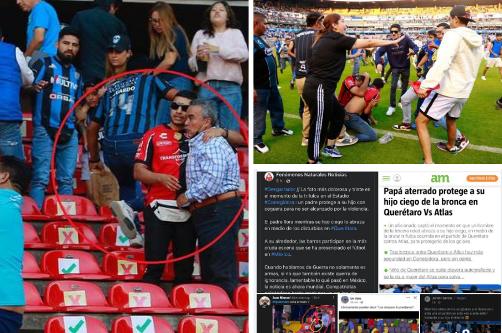 ¿Qué pasó con él y su abuelo? La verdad sobre la foto del aficionado “no vidente” en el Querétaro vs Atlas