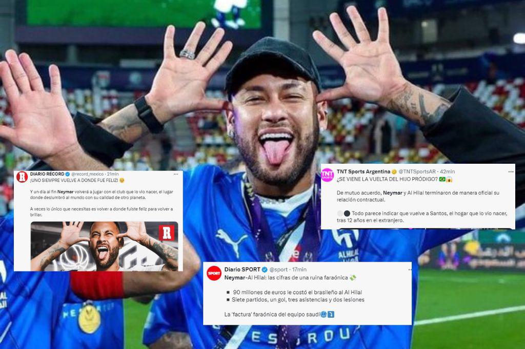 Así reaccionó la prensa internacional a la salida de Neymar del Al Hilal Saudí: “las cifras de una ruina faraónica”