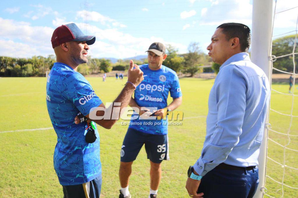Así fue el primer entrenamiento de Ninrod Medina con Motagua: Risas, el recibimiento de los jugadores y el nuevo fichaje