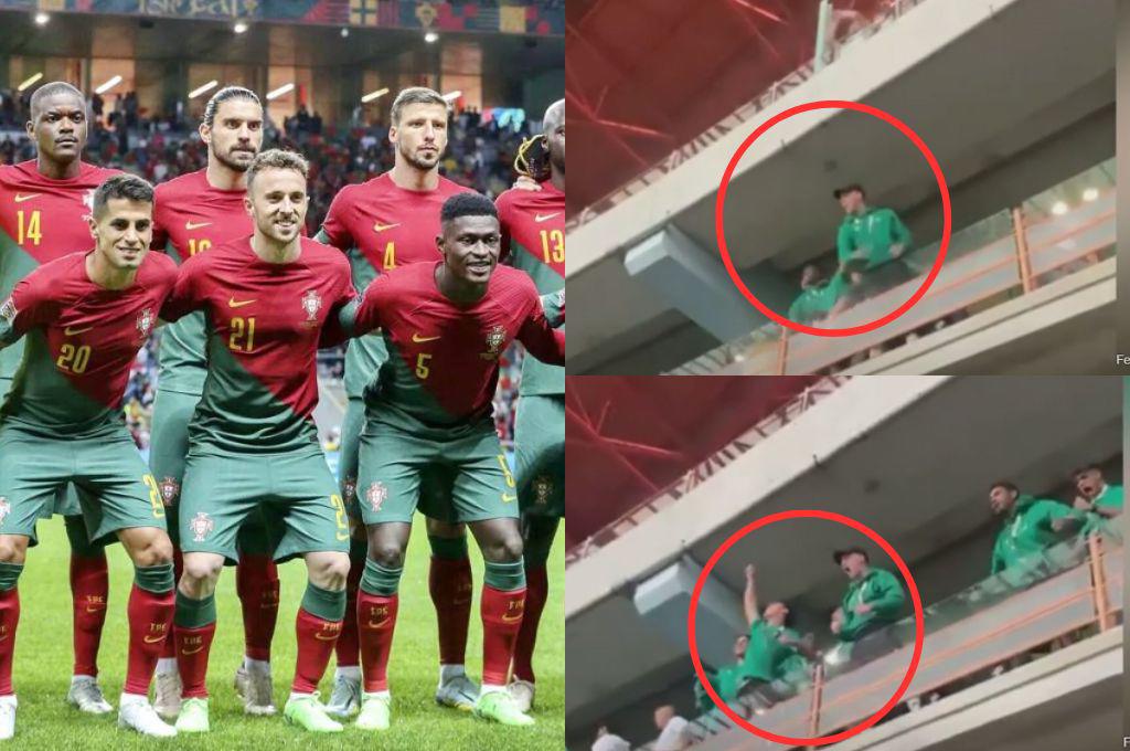 Jugador de Portugal es castigado por herir a padre e hija en pleno partido: partió un vidrio y la pequeña terminó en el hospital