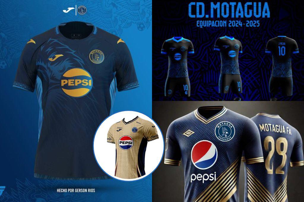 Detalles dorados y novedosos colores: Así son los uniformes que diseñan aficionados de Motagua para la temporada 24-25