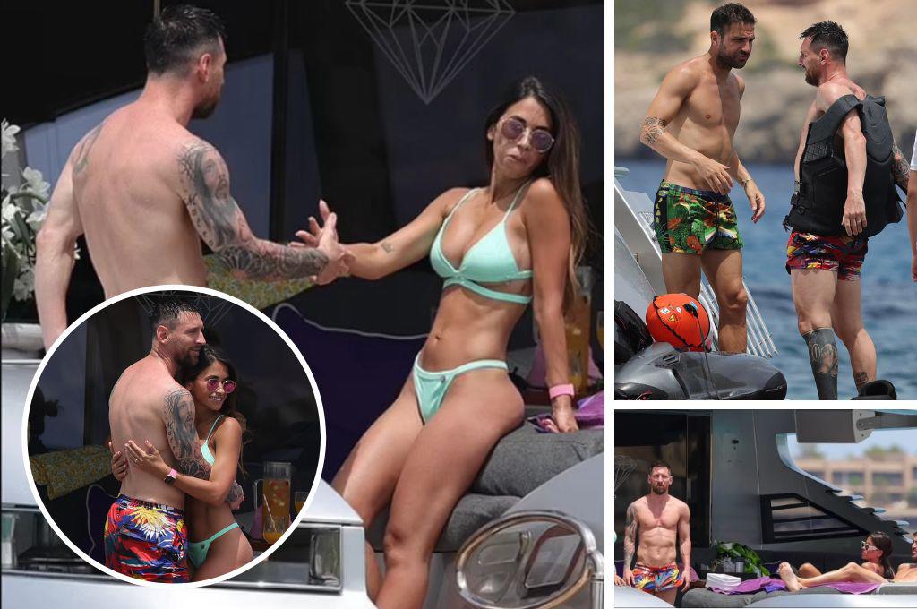Antonela Roccuzzo deslumbra: Así son las vacaciones de Lionel Messi en Ibiza; Esta famosa pareja los acompañó