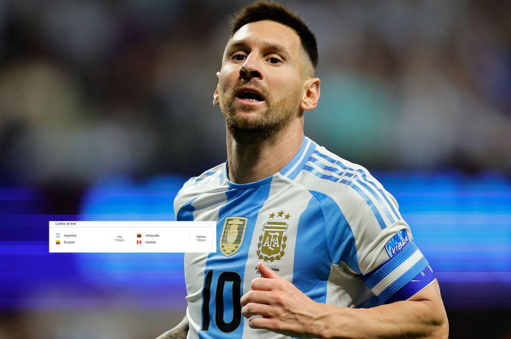 Partidos de hoy 4 de julio en la Copa América 2024 ¿Juega Messi?