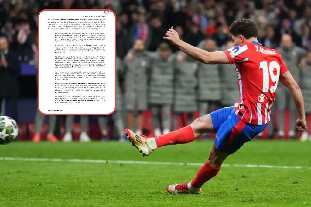 ¡Nueva polémica! Acusan a la UEFA de manipular el vídeo del penalti de Julián Álvarez contra el Real Madrid ¿qué pasará?