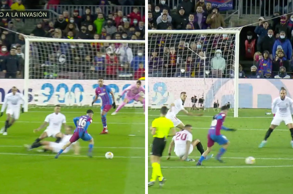 ¡Hay que ponerse de pie ante Pedri! Así fue el tremendo golazo que marcó en el Barcelona vs Sevilla