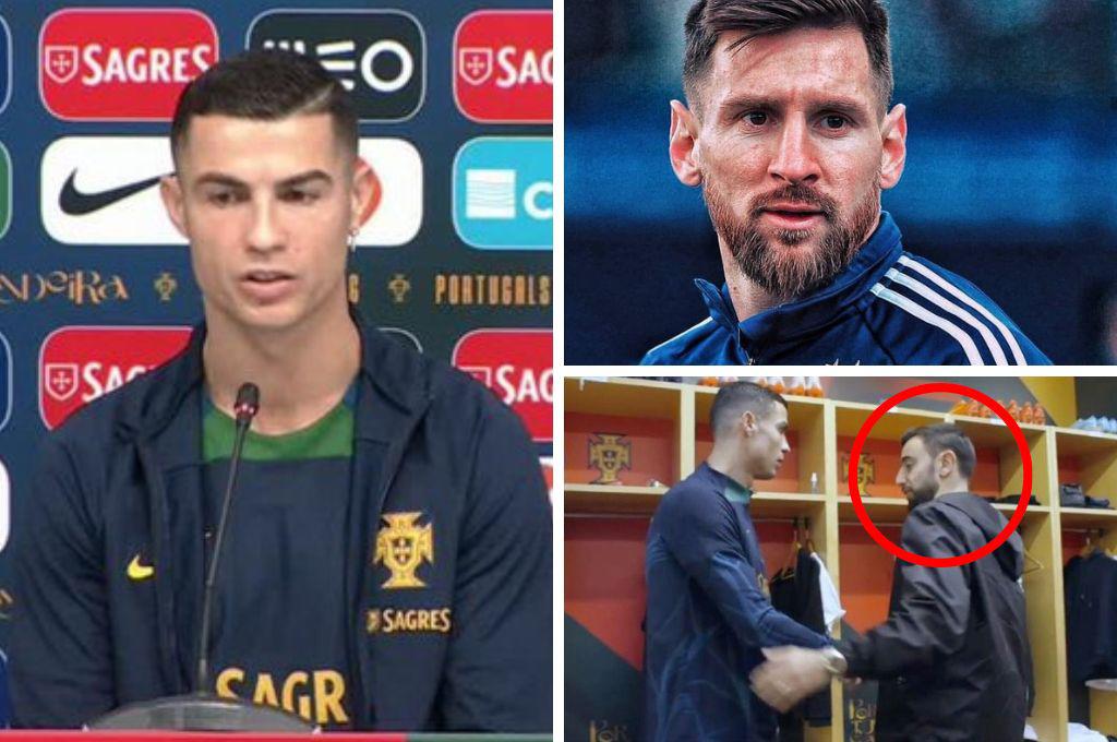 Cristiano Ronaldo advierte a Messi, el Mundial y su relación con Bruno Fernandes: “Me gustaría ser yo quien le dé jaque mate”