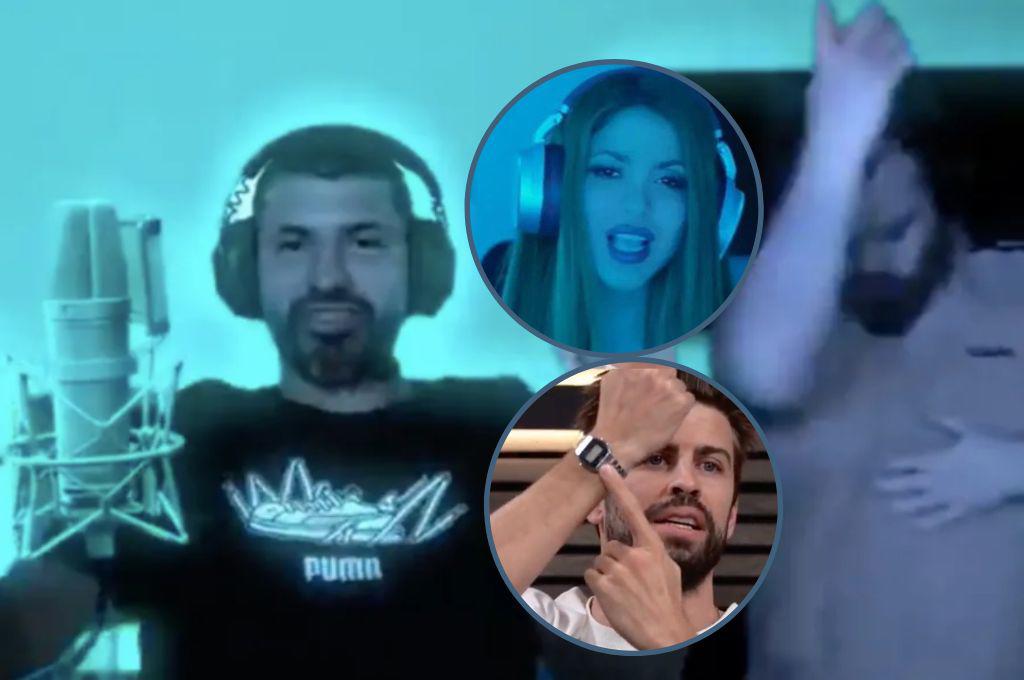 VIDEO: La burla de Kun Agüero e Ibai Llanos contra Piqué imitando la canción de Shakira con Bizarrap