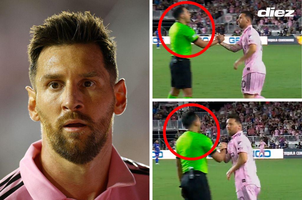Saíd Martínez confiesa lo que dijo a Messi y el gesto que tuvo el argentino con el árbitro en su debut en el Inter de Miami