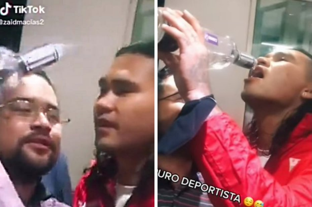 Otra vez en polémica: Captan en video al Gullit Peña bebiendo con un aficionado ¡Estaba ebrio!
