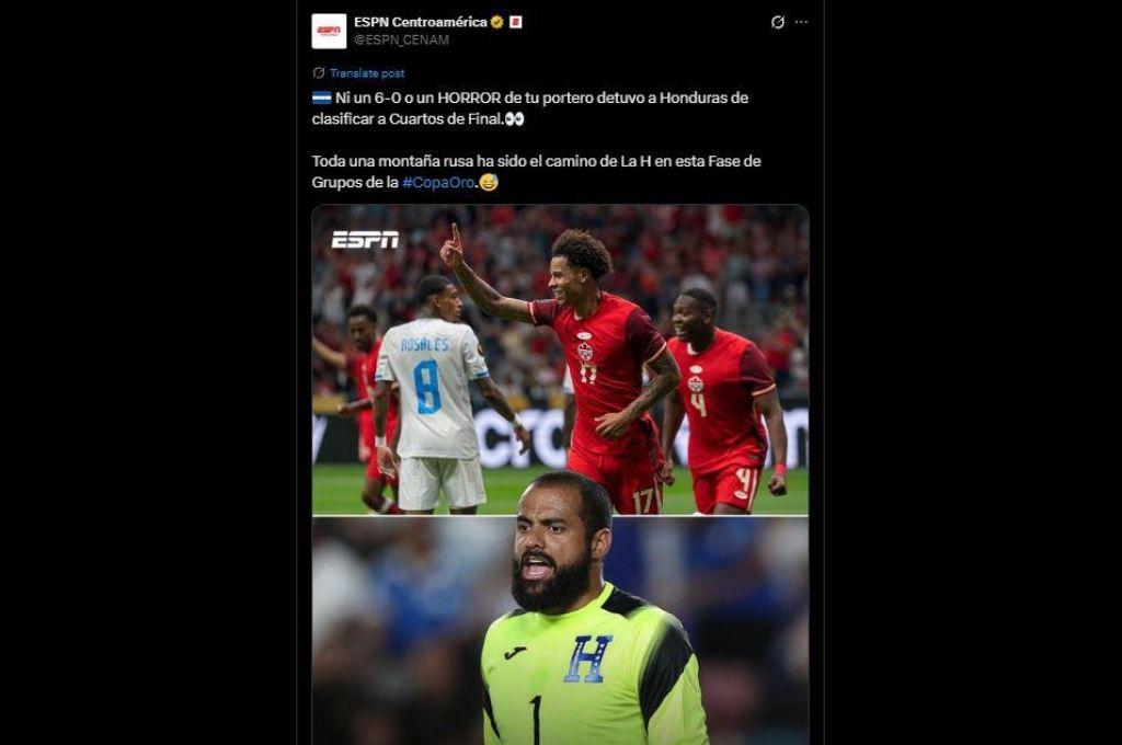 Honduras conocerá a su papá y Es el oso de la Copa Oro: lo que dice la prensa sobre el error de Menjívar y el duelo ante Panamá